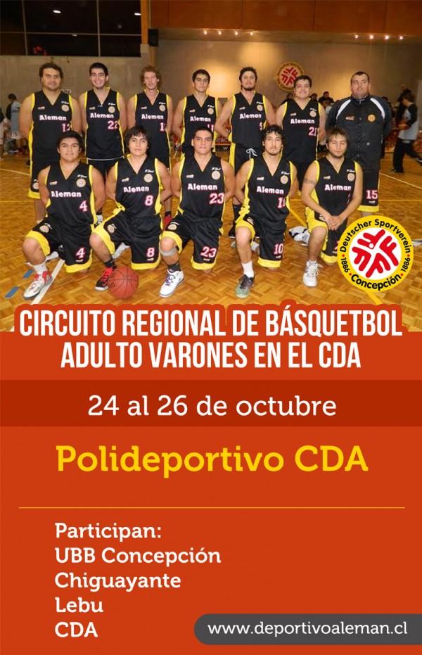 afiche circuito basquet