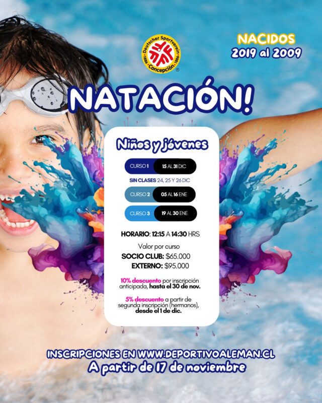 NATACIÓN_NIÑOS Y JÓVENES